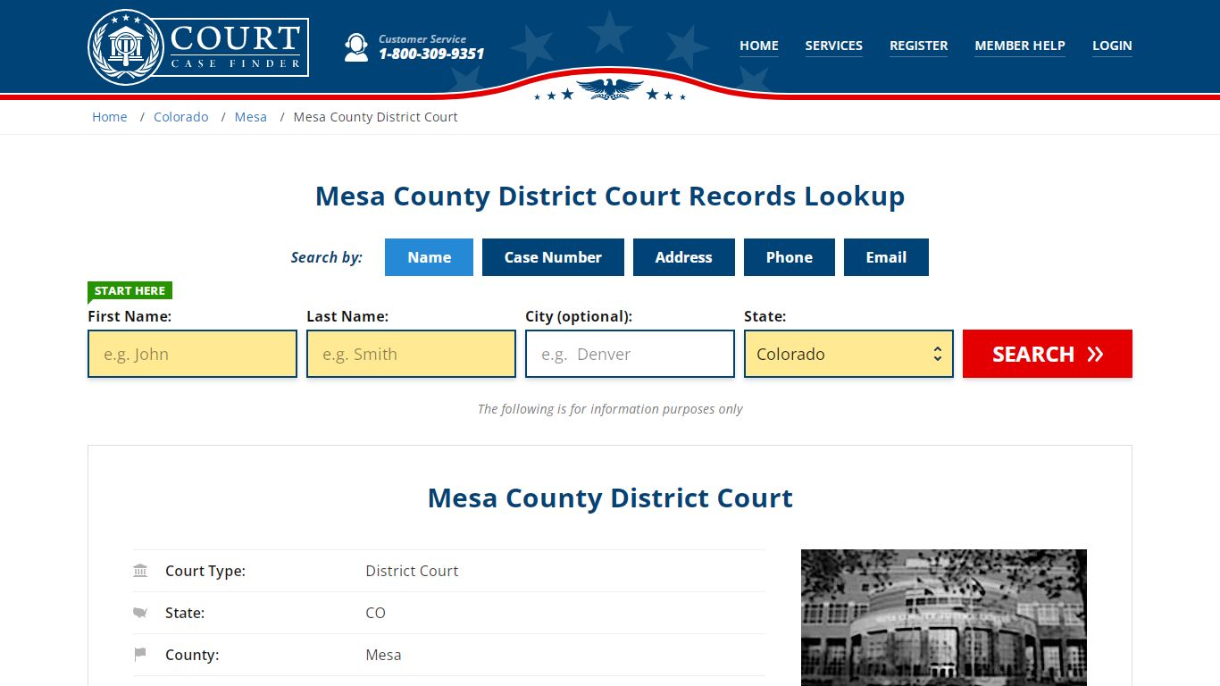 Mesa County District Court Records Lookup - CourtCaseFinder.com